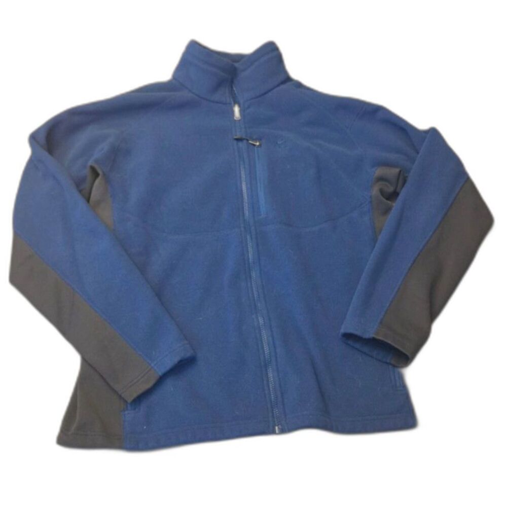 Vintage Nike ACG Polar Fleece Full Zip Jacket- Size Medium- Blue and Gray